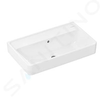 Hansgrohe Xanuia Q - Umyvadlo 65x39 cm, s přepadem, bez otvoru pro baterii, SmartClean, bílá 61129450