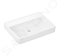 Hansgrohe Xanuia Q - Umyvadlo 65x48 cm, bez přepadu, bez otvoru pro baterii, SmartClean, bílá 61154450
