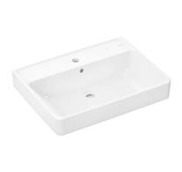 Hansgrohe Xanuia Q - Umyvadlo 65x48 cm, s přepadem, otvor pro baterii, SmartClean, bílá 61011450