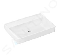 Hansgrohe Xanuia Q - Umyvadlo 70x48 cm, bez přepadu, bez otvoru pro baterii, bílá 60224450