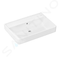Hansgrohe Xanuia Q - Umyvadlo 70x48 cm, s přepadem, bez otvoru pro baterii, SmartClean, bílá 61133450
