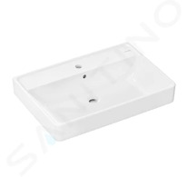 Hansgrohe Xanuia Q - Umyvadlo 70x48 cm, s přepadem, otvor pro baterii, bílá 60221450