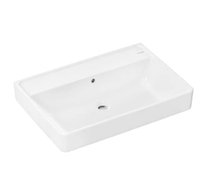 Hansgrohe Xanuia Q - Umyvadlo 70x48cm, s přepadem, bez otvoru pro baterii, bílá 60249450