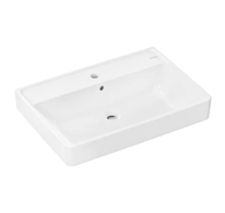 Hansgrohe Xanuia Q - Umyvadlo 70x48cm, s přepadem, otvor pro baterii, bílá 60248450