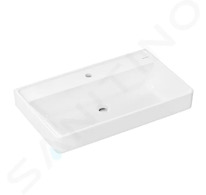 Hansgrohe Xanuia Q - Umyvadlo 80x48 cm, bez přepadu, otvor pro baterii, bílá 60227450
