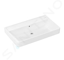 Hansgrohe Xanuia Q - Umyvadlo 80x48 cm, s přepadem, bez otvoru pro baterii, bílá 60226450
