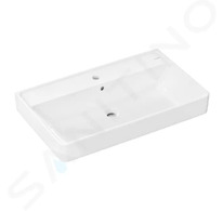 Hansgrohe Xanuia Q - Umyvadlo 80x48 cm, s přepadem, otvor pro baterii, bílá 60250450