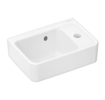 Hansgrohe Xanuia Q - Umývátko 36x25 cm, s přepadem, otvor pro baterii, SmartClean, bílá 61006450