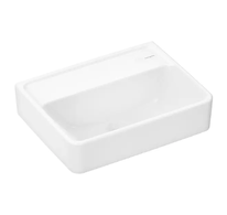 Hansgrohe Xanuia Q - Umývátko 45x34 cm, bez přepadu, bez otvoru pro baterii, SmartClean, bílá 61142450
