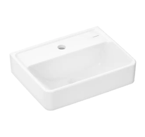 Hansgrohe Xanuia Q - Umývátko 45x34 cm, bez přepadu, otvor pro baterii, bílá 60230450
