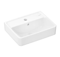 Hansgrohe Xanuia Q - Umývátko 45x34 cm, s přepadem, otvor pro baterii, SmartClean, bílá 61007450