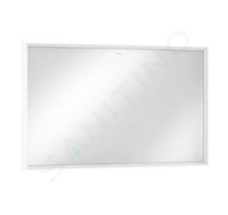 Hansgrohe Xarita E - Zrcadlo s LED osvětlením a vyhříváním, 120x70 cm, IR senzor, matná bílá 54994700