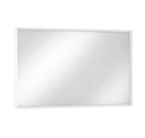 Hansgrohe Xarita E - Zrcadlo s LED osvětlením a vyhříváním, 120x70 cm, IR senzor, matná bílá 54994700