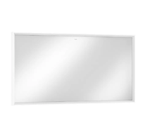Hansgrohe Xarita E - Zrcadlo s LED osvětlením a vyhříváním, 140x70 cm, IR senzor, matná bílá 54993700