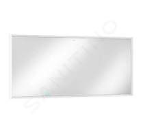 Hansgrohe Xarita E - Zrcadlo s LED osvětlením a vyhříváním, 160x70 cm, IR senzor, matná bílá 54992700