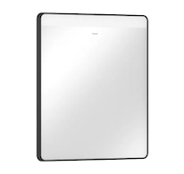 Hansgrohe Xarita Lite Q - Zrcadlo s LED osvětlením, 70x60 cm, matná černá 54957670
