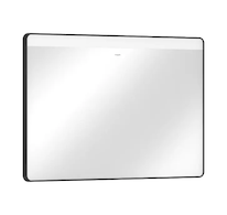 Hansgrohe Xarita Lite Q - Zrcadlo s LED osvětlením a vyhříváním, 70x100 cm, IR senzor, matná černá 54972670