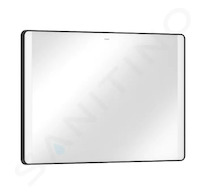 Hansgrohe Xarita Lite Q - Zrcadlo s LED osvětlením a vyhříváním, 70x100 cm, IR senzor, matná černá 54977670