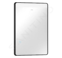 Hansgrohe Xarita Lite Q - Zrcadlo s LED osvětlením a vyhříváním, 70x50 cm, IR senzor, matná černá 54969670