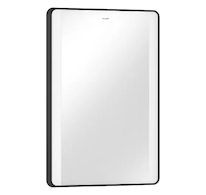 Hansgrohe Xarita Lite Q - Zrcadlo s LED osvětlením a vyhříváním, 70x50 cm, IR senzor, matná černá 54974670