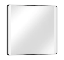 Hansgrohe Xarita Lite Q - Zrcadlo s LED osvětlením a vyhříváním, 70x80 cm, IR senzor, matná černá 54976670