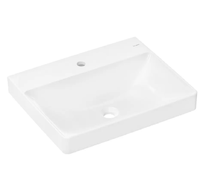 Hansgrohe Xelu Q - Umyvadlo, 60x48 cm, bez přepadu, otvor pro baterii, bílá 60317450
