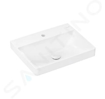 Hansgrohe Xelu Q - Umyvadlo 60x48 cm, bez přepadu, s otvorem pro baterii, SmartClean, bílá 61018450