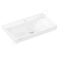 Hansgrohe Xelu Q - Umyvadlo 80x48 cm, bez přepadu, 2 otvory pro baterii, SmartClean, bílá 61025450