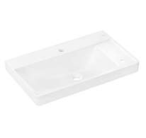 Hansgrohe Xelu Q - Umyvadlo, 80x48 cm, bez přepadu, otvory pro baterii a ovládání, bílá 60319450