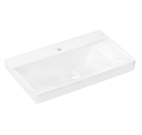 Hansgrohe Xelu Q - Umyvadlo, 80x48 cm, bez přepadu, otvory pro baterii a ovládání, bílá 60319450