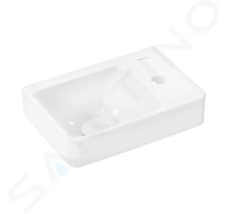 Hansgrohe Xelu Q - Umývátko 36x25 cm, bez přepadu, otvor pro baterii vpravo, SmartClean, bílá 61084450