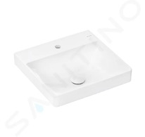 Hansgrohe Xelu Q - Umývátko 50x48 cm, bez přepadu, s otvorem pro baterii, SmartClean, bílá 61014450
