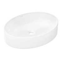 Hansgrohe Xuniva D - Umyvadlo na desku, 55x40 cm, bez přepadu, bílá 60165450