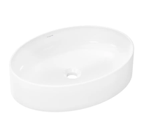 Hansgrohe Xuniva D - Umyvadlo na desku, 55x40 cm, bez přepadu, SmartClean, bílá 61072450