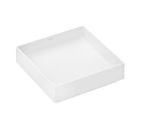 Hansgrohe Xuniva Evo E - Umyvadlo na desku, 40x40 cm, bez přepadu, bez otvoru pro baterii, matná bílá 60324700
