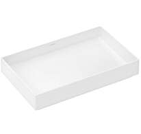 Hansgrohe Xuniva Evo E - Umyvadlo na desku, 65x40 cm, bez přepadu, bez otvoru pro baterii, HygieneEffect, SmartClean, bílá 63015