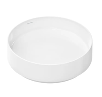 Hansgrohe Xuniva Evo S - Umyvadlo na desku, průměr 40 cm, bez přepadu, bez otvoru pro baterii, bílá 60323450