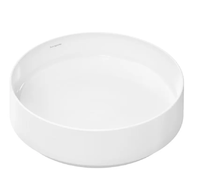 Hansgrohe Xuniva Evo S - Umyvadlo na desku, průměr 40 cm, bez přepadu, bez otvoru pro baterii, HygieneEffect, SmartClean, bílá 6