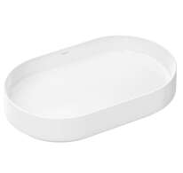 Hansgrohe Xuniva Evo U - Umyvadlo na desku, 65x40 cm, bez přepadu, bez otvoru pro baterii, bílá 60325450