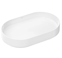 Hansgrohe Xuniva Evo U - Umyvadlo na desku, 65x40 cm, bez přepadu, bez otvoru pro baterii, bílá 60325450