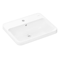 Hansgrohe Xuniva Q - Umyvadlo, 55x45 cm, s přepadem, otvor pro baterii, bílá 60162450