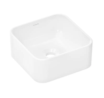 Hansgrohe Xuniva Q - Umývátko na desku, 30x30 cm, bez přepadu, bílá 60167450