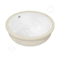 Hansgrohe Xuniva S - Umývátko zápustné, průměr 35 cm, s přepadem, SmartClean, bílá 61046450