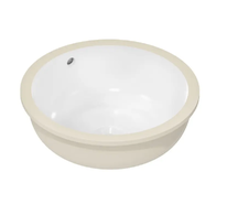 Hansgrohe Xuniva S - Umývátko zápustné, průměr 35 cm, s přepadem, SmartClean, bílá 61046450