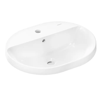 Hansgrohe Xuniva U - Umyvadlo, 55x45 cm, s přepadem, otvor pro baterii, SmartClean, bílá 61064450