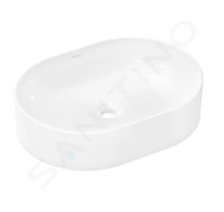 Hansgrohe Xuniva U - Umyvadlo na desku, 55x40 cm, bez přepadu, bílá 60166450