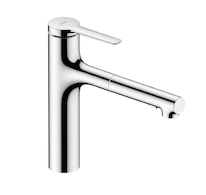 Hansgrohe Zesis M33 - Dřezová baterie 160, s výsuvnou sprškou, chrom 74801000