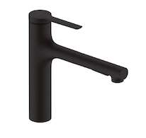 Hansgrohe Zesis M33 - Dřezová baterie 160, s výsuvnou sprškou, matná černá 74801670