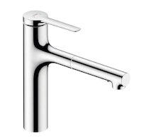 Hansgrohe Zesis M33 - Dřezová baterie s výsuvnou sprškou, chrom 74822000