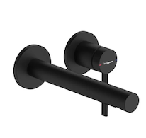 Hansgrohe Zesis S - Umyvadlová baterie pod omítku, s výpustí, 2-otvorová instalace, EcoSmart+, matná černá 74750670